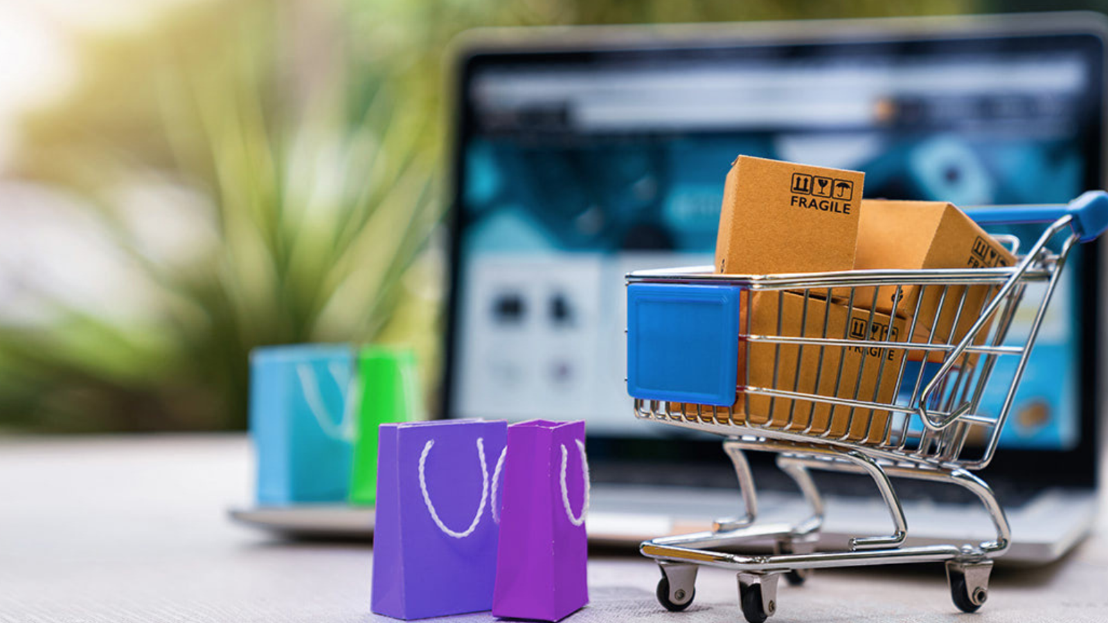 E-Commerce and Retail Growth Marketing Illustration
