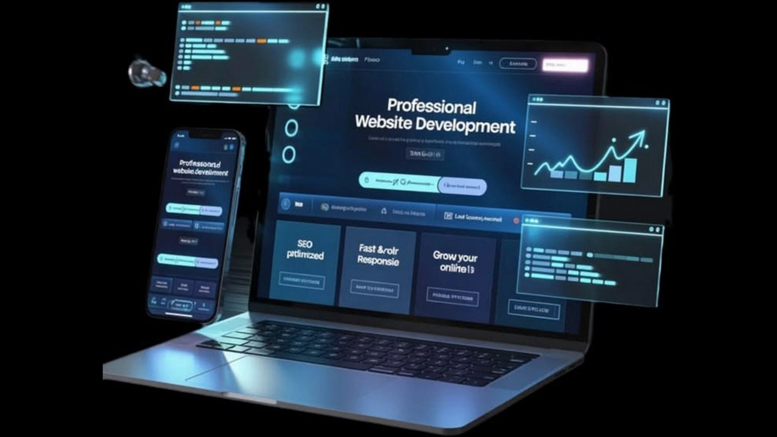 Web development and digital experience design in progress