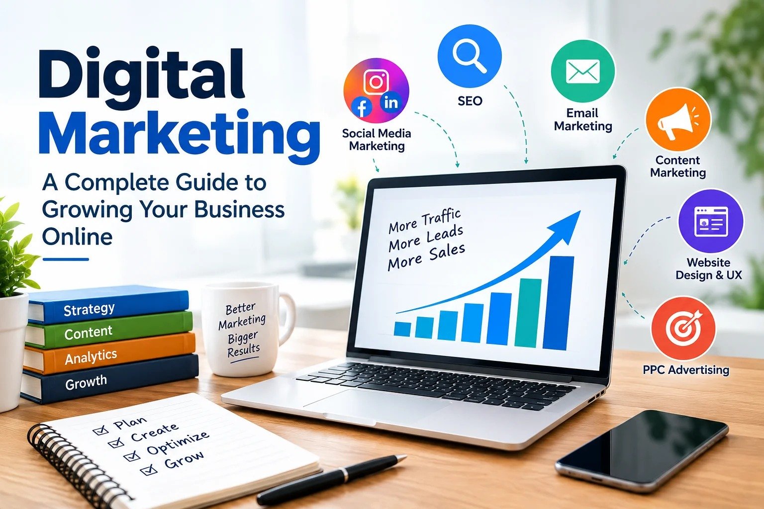 Digital Marketing: A Complete Guide to Growing Your Business Online
